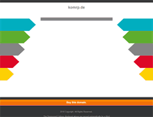 Tablet Screenshot of komrp.de
